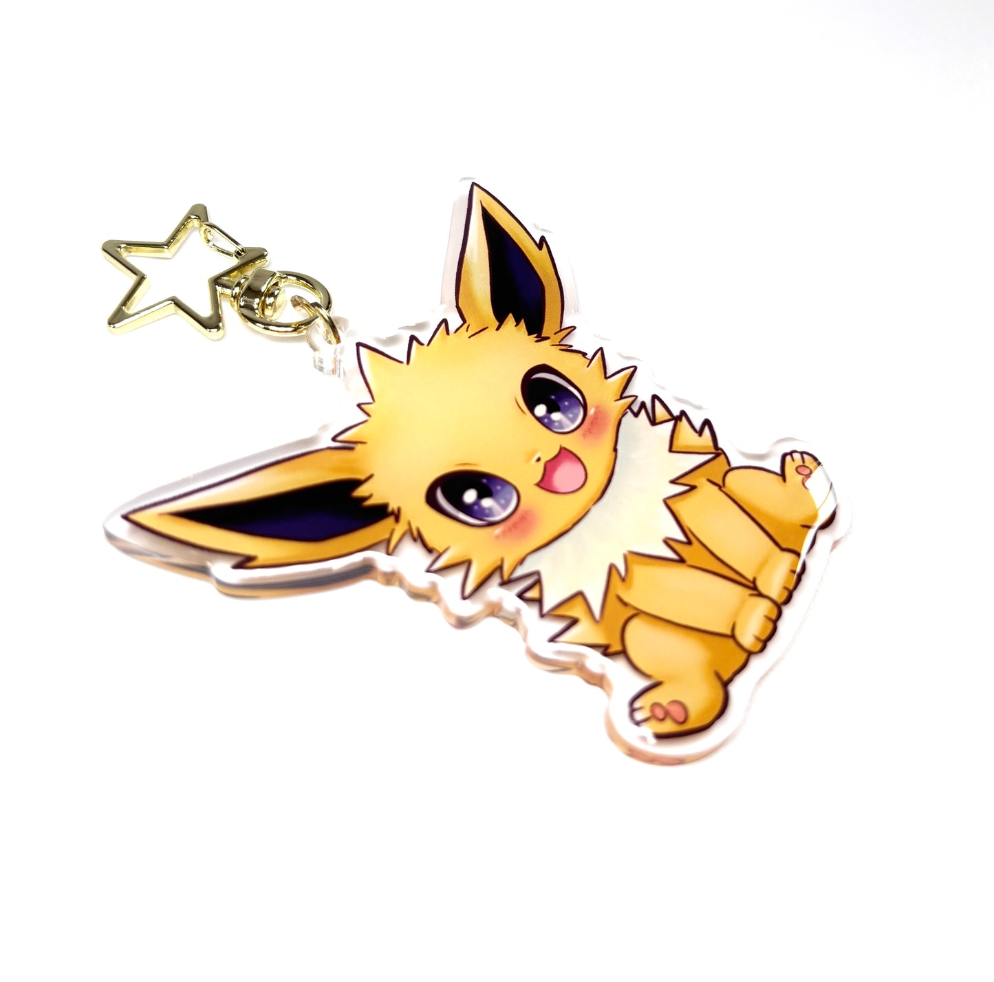 Kawaii Cute Jolteon Acrylic Keychain / Keyring