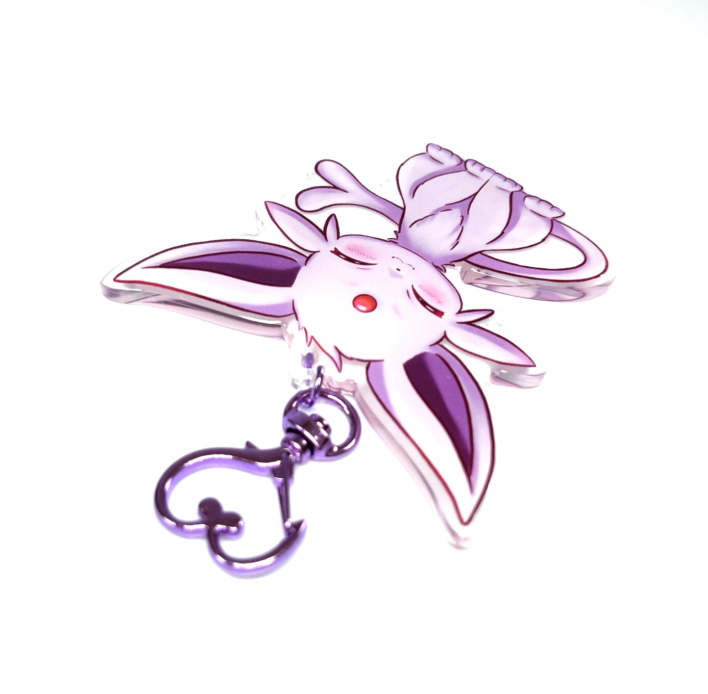 Kawaii Cute Espeon Acrylic Keychain / Keyring