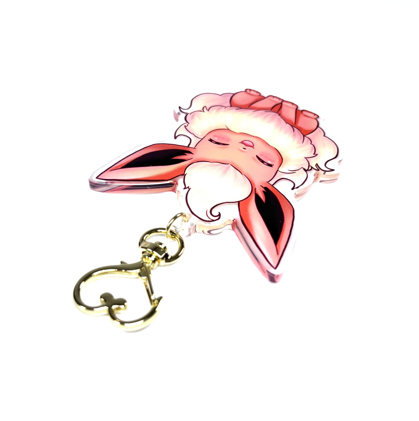 Kawaii Cute Flareon Acrylic Keychain / Keyring