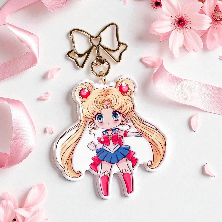 Chibi Sailor Moon Acrylic Keychain / Keyring