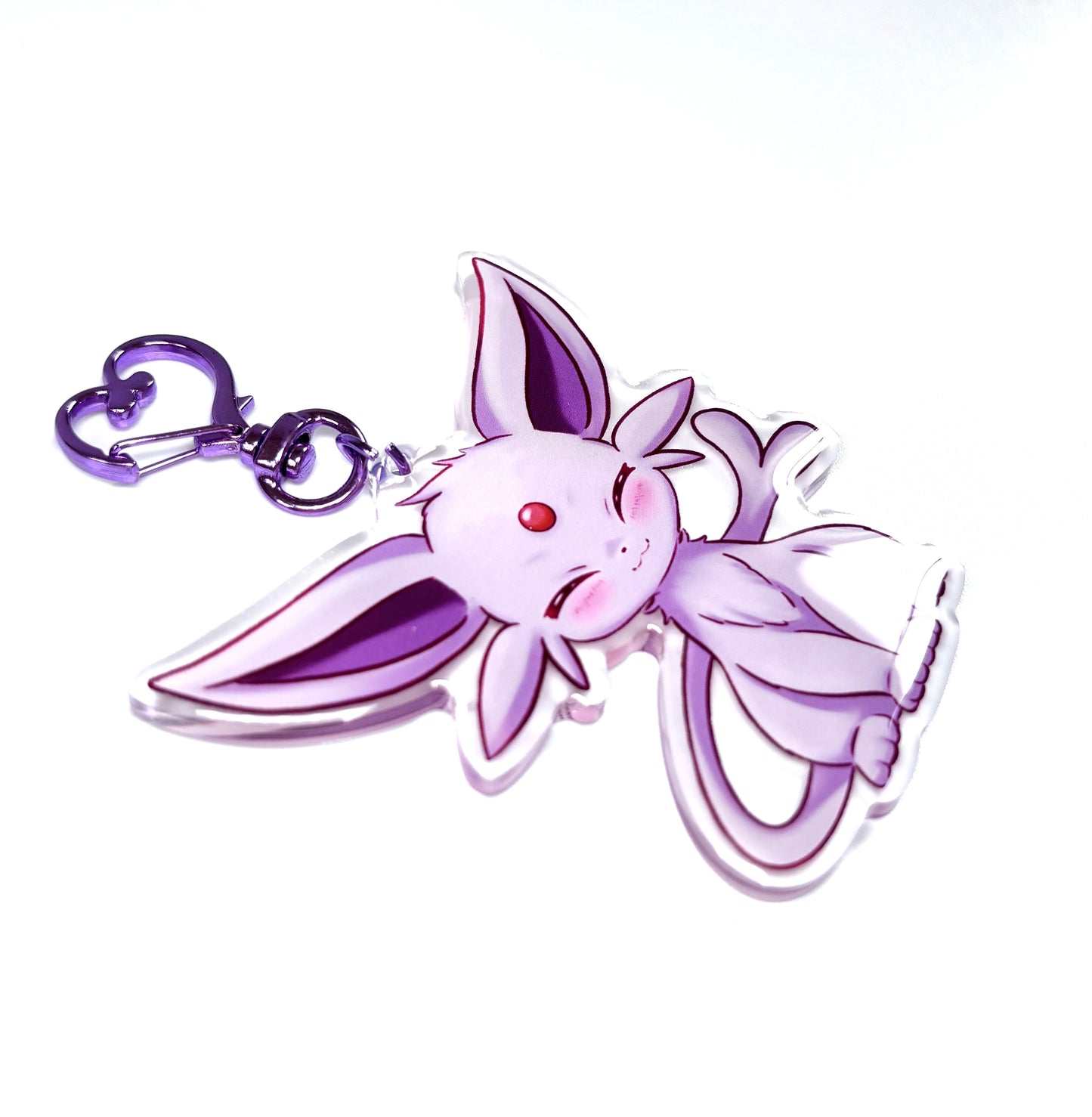 Kawaii Cute Espeon Acrylic Keychain / Keyring