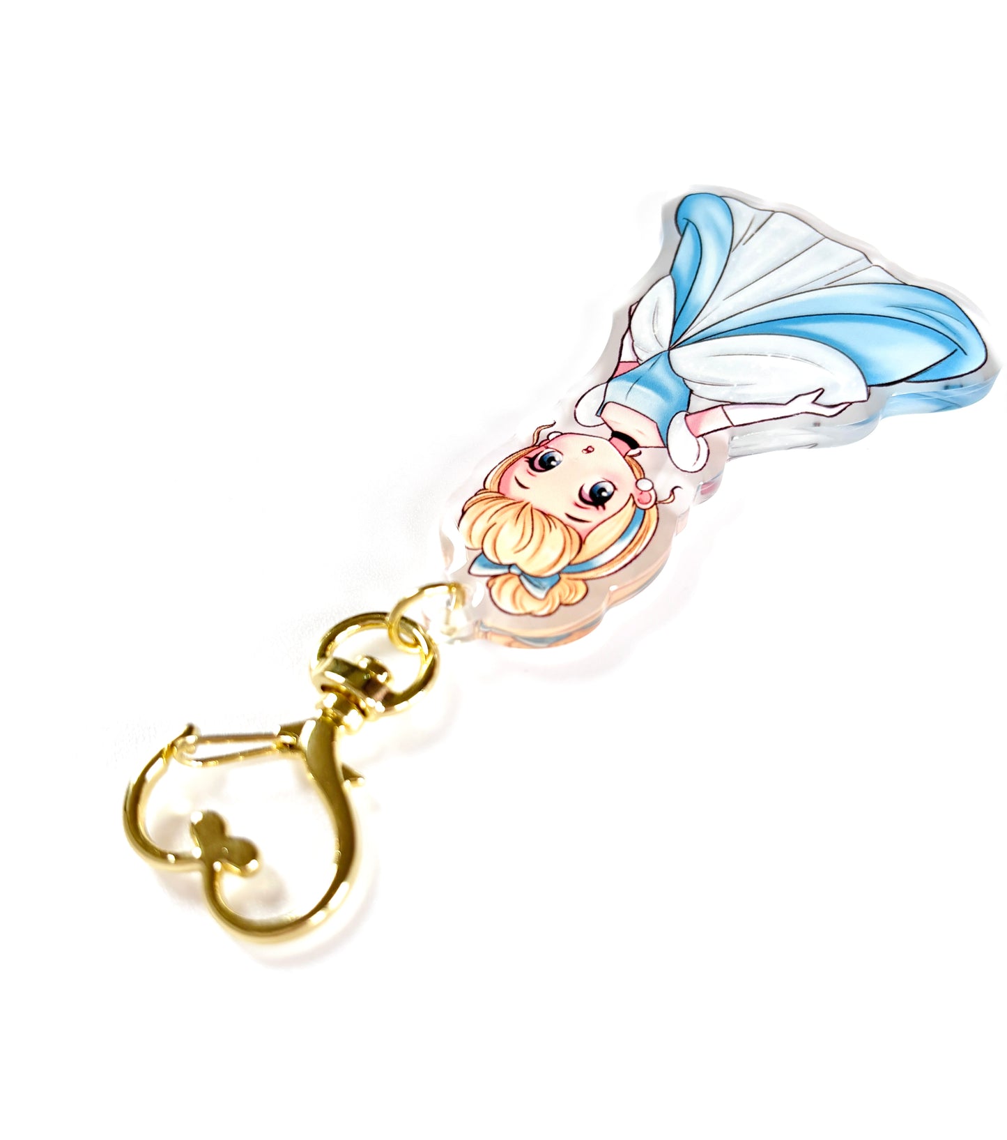 Chibi Cinderella Acrylic Keychain / Keyring