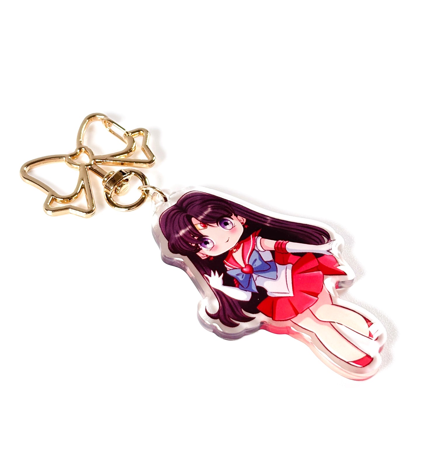 Chibi Sailor Mars Acrylic Keychain / Keyring