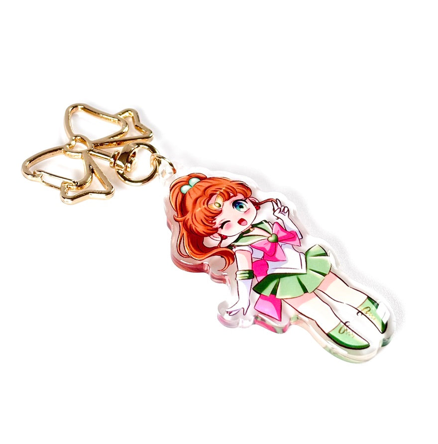 Chibi Sailor Jupiter Acrylic Keychain / Keyring