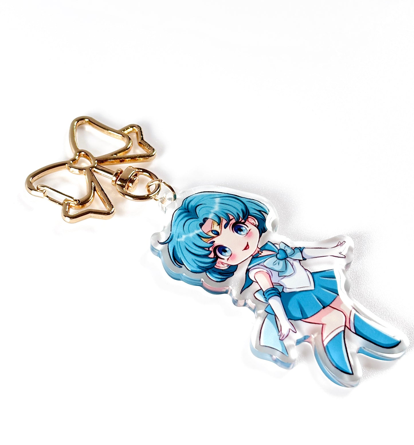 Chibi Sailor Mercury Acrylic Keychain / Keyring