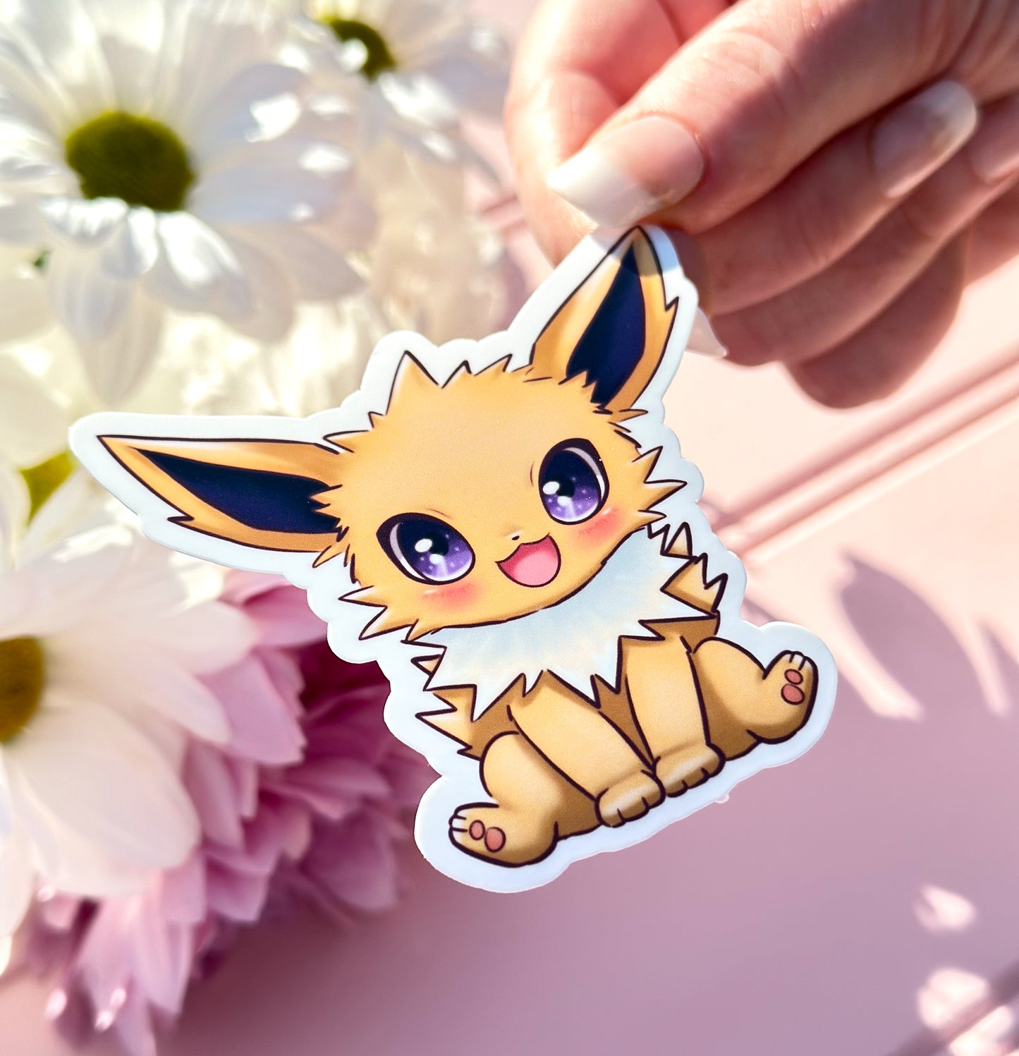 Kawaii Jolteon Vinyl Die Cut Sticker
