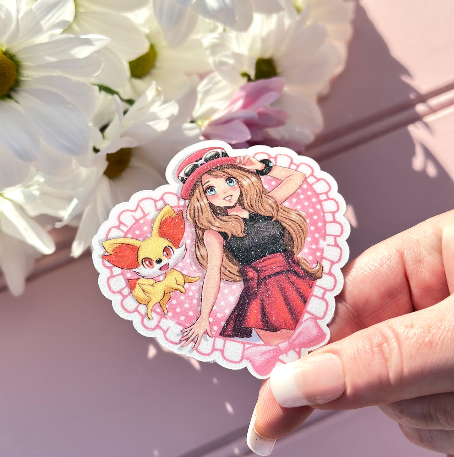 Pokemon Serena Vinyl Die Cut Sticker