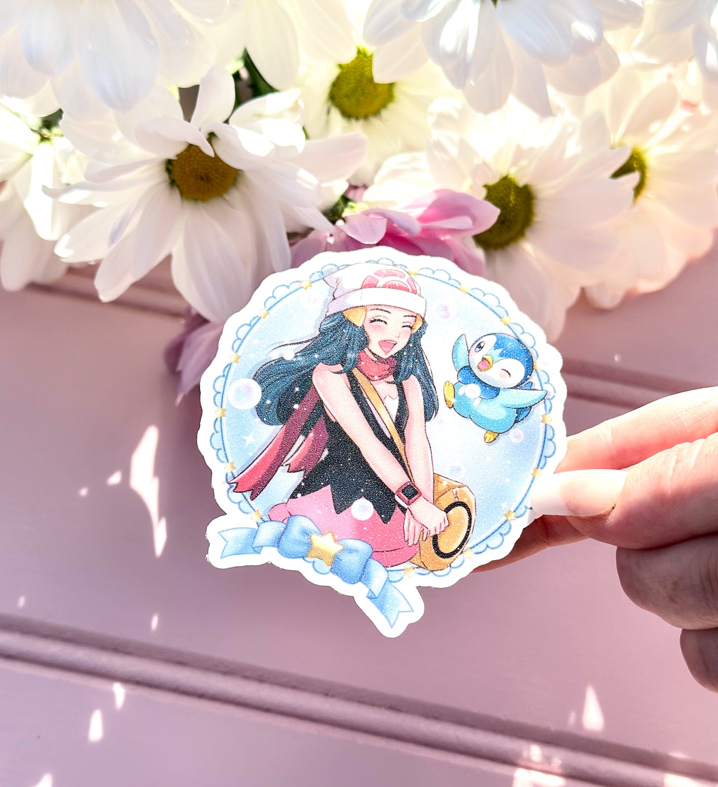 Pokemon Dawn Vinyl Die Cut Sticker