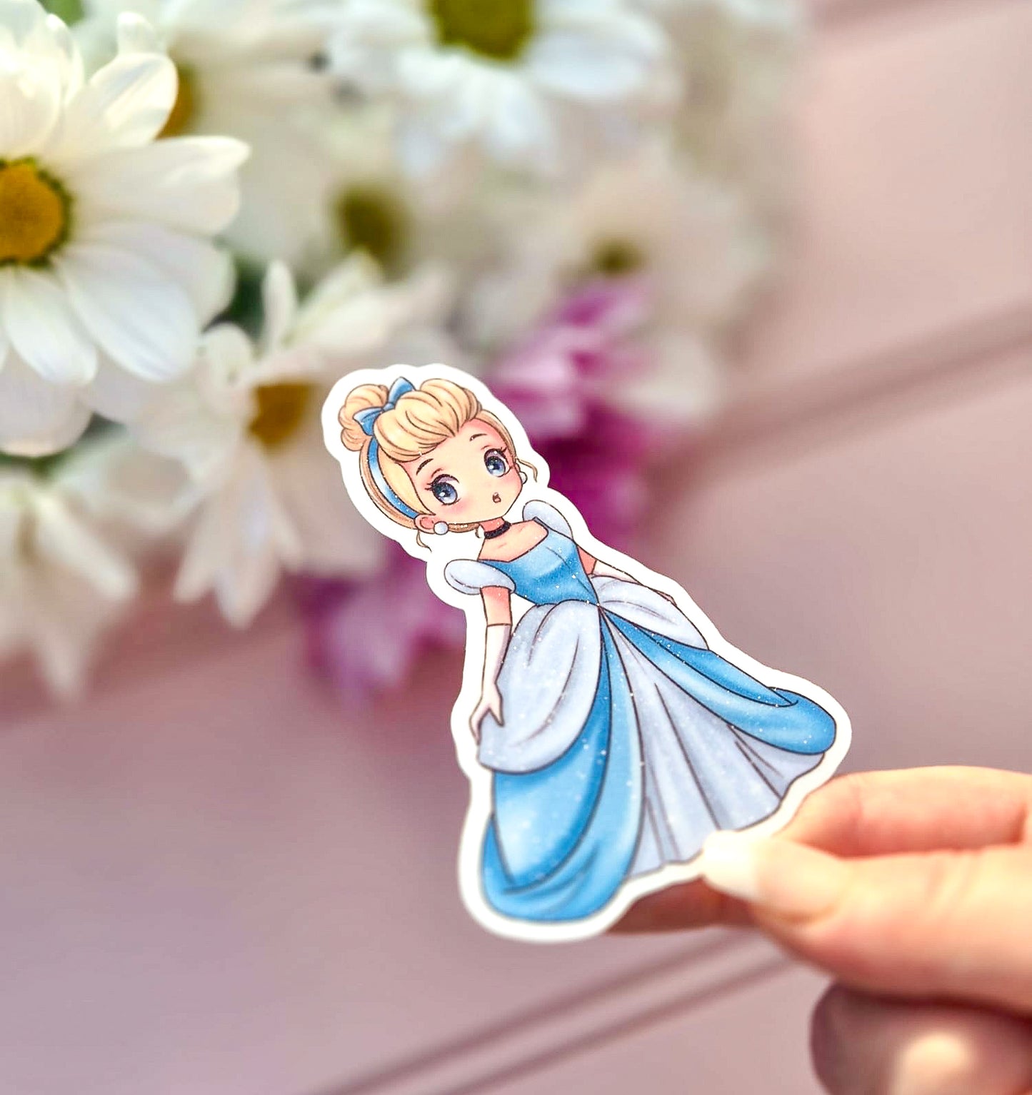 Cinderella princess Vinyl Die Cut Sticker