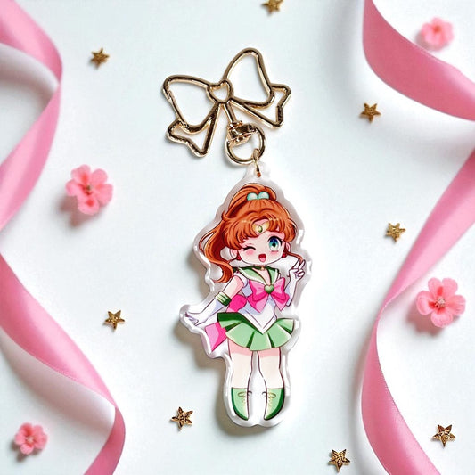 Chibi Sailor Jupiter Acrylic Keychain / Keyring