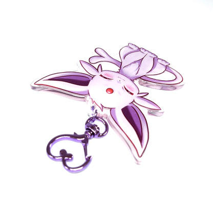 Kawaii Cute Espeon Acrylic Keychain / Keyring