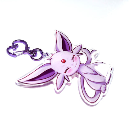 Kawaii Cute Espeon Acrylic Keychain / Keyring