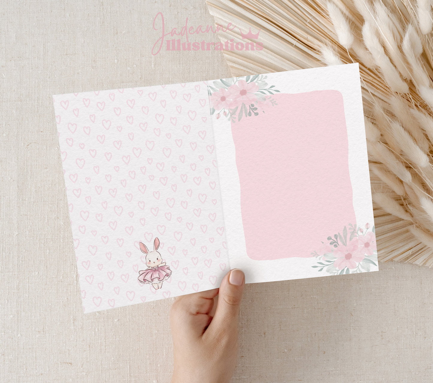 Ballerina Bunnies Birthday Card