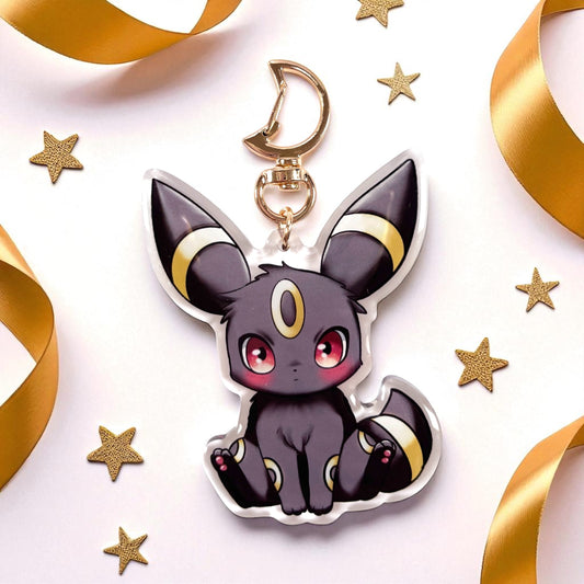 Kawaii Cute Umbreon Acrylic Keychain / Keyring