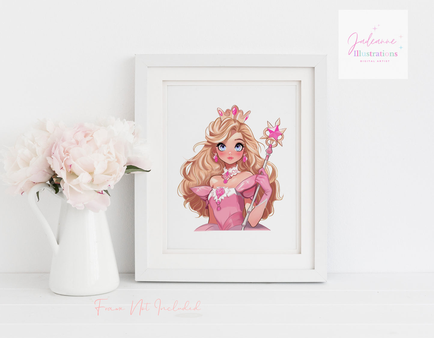 Pink Princess Art print