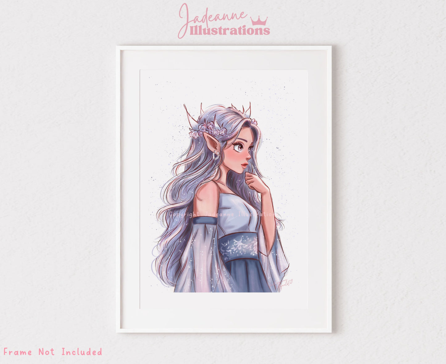 Elf Queen Art Print