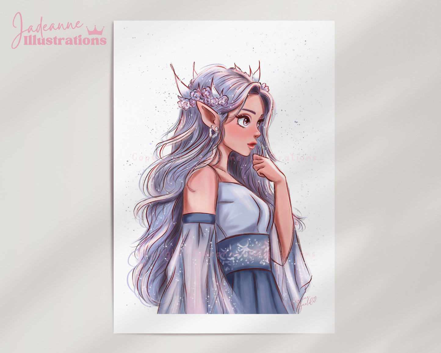 Elf Queen Art Print