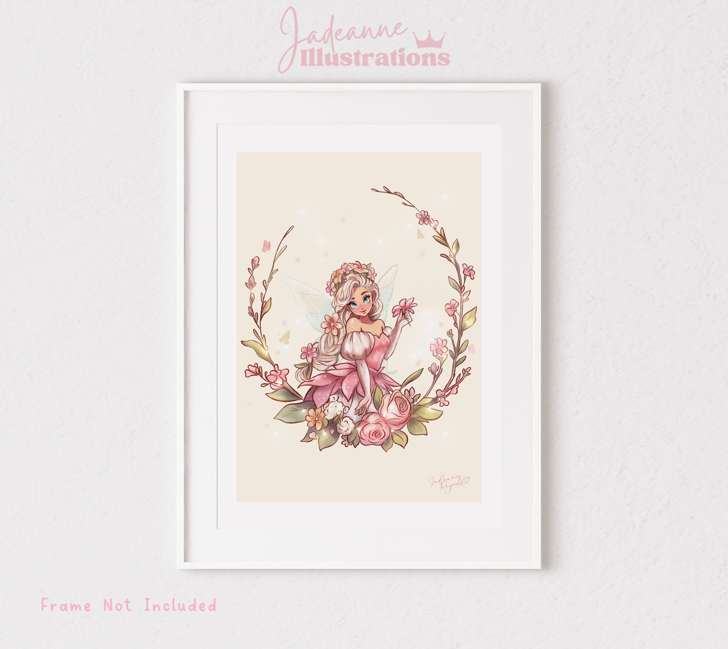 Flower Fairy Art Print