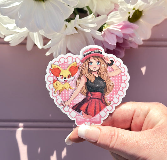 Pokemon Serena Vinyl Die Cut Sticker