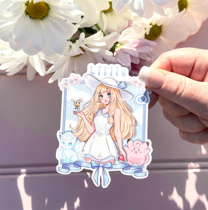 Pokemon Lillie Vinyl Die Cut Sticker