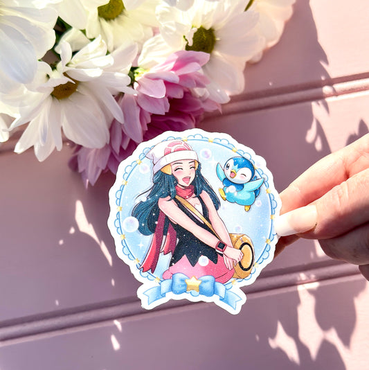 Pokemon Dawn Vinyl Die Cut Sticker