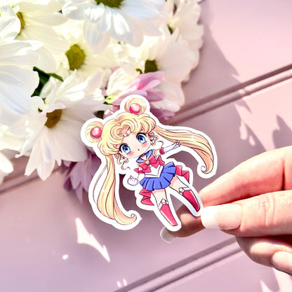 Chibi Sailor Moon Vinyl Die Cut Sticker