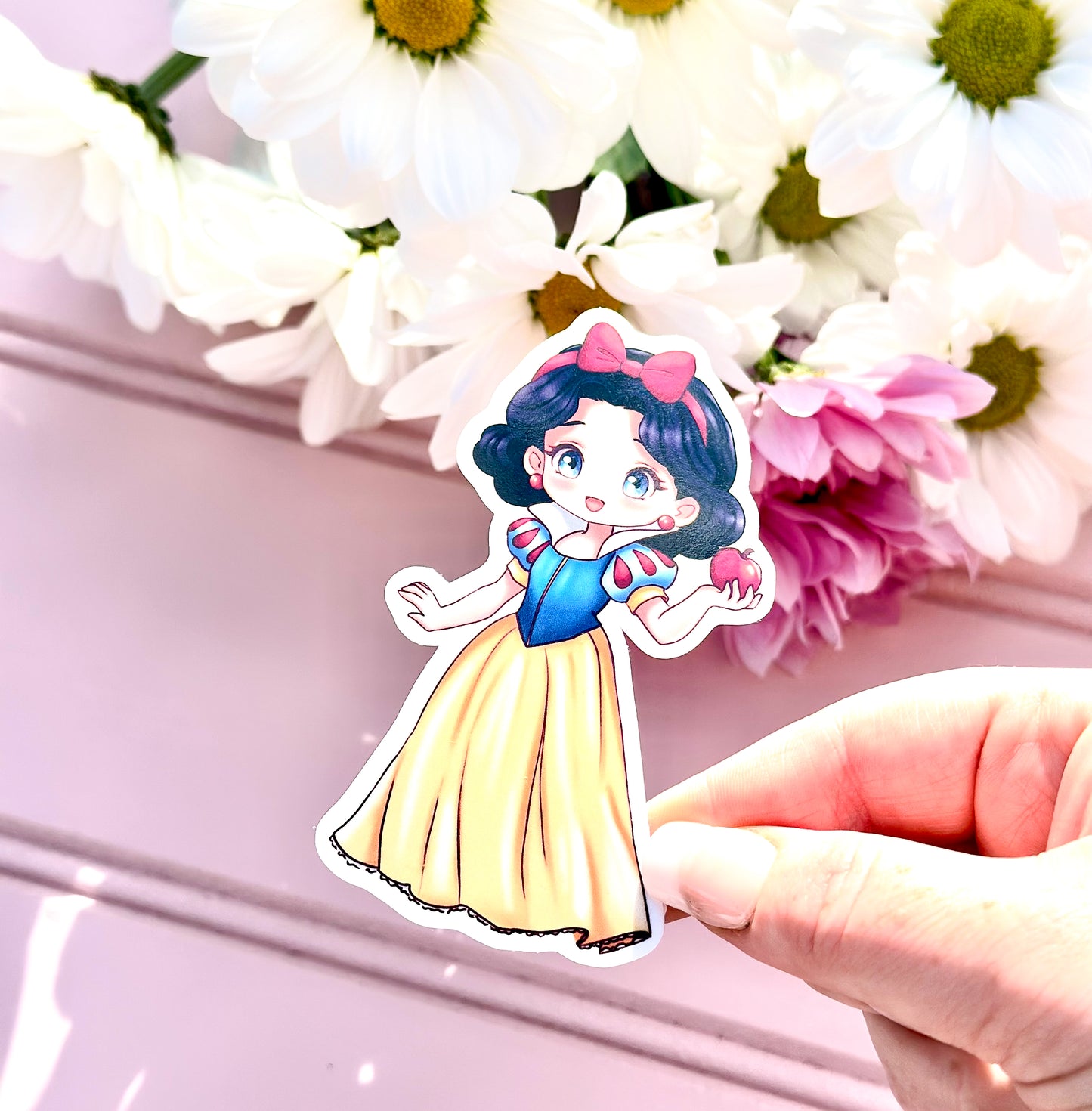 Snow White princess Vinyl Die Cut Sticker