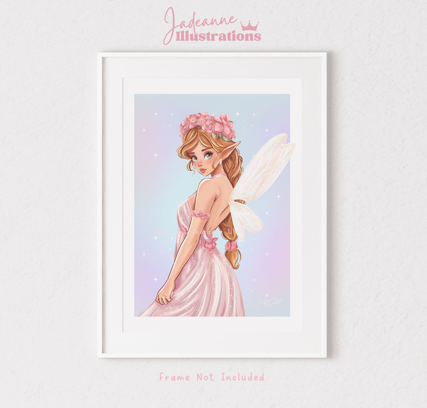 Flower Fairy Art Print