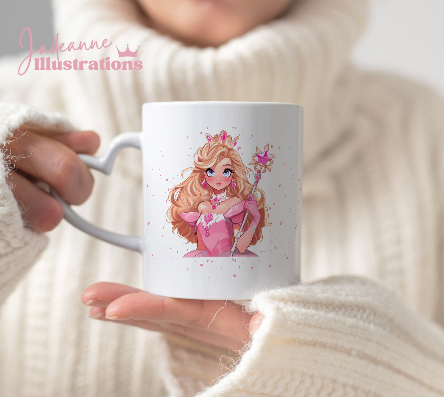 Princess 11 oz Heart handle mug