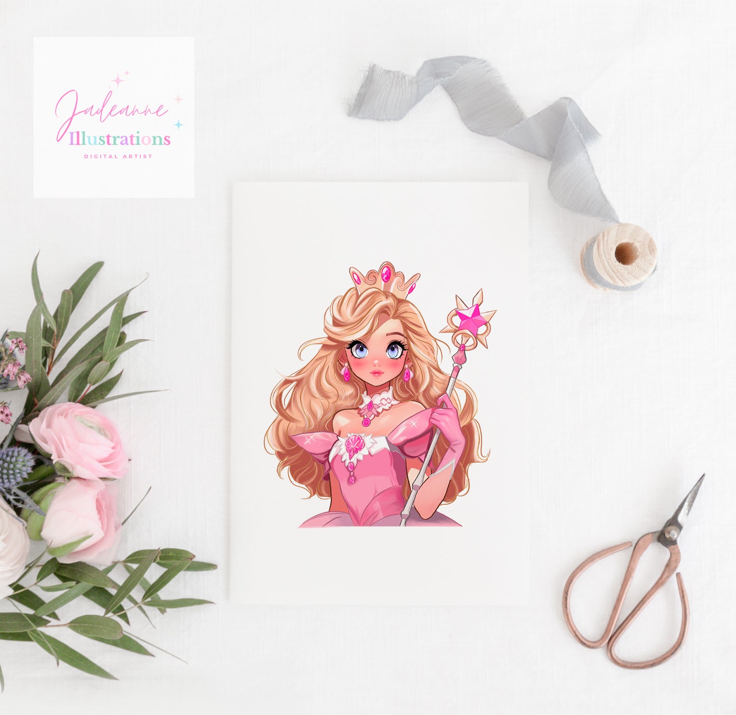 Pink Princess Art print