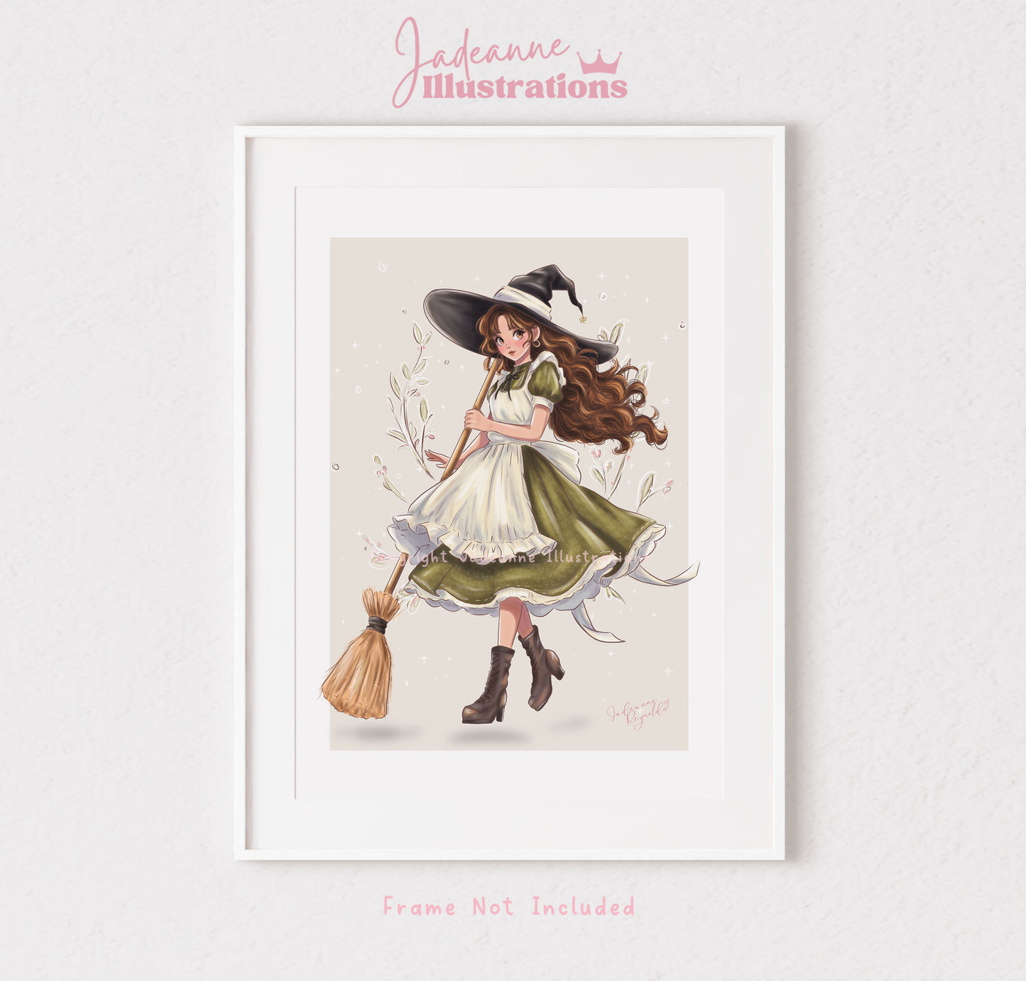 Maisy the Witch Art Print