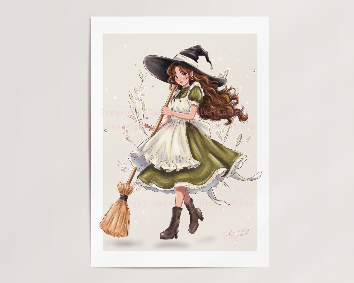 Maisy the Witch Art Print